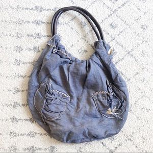 Jovovich hawk denim purse